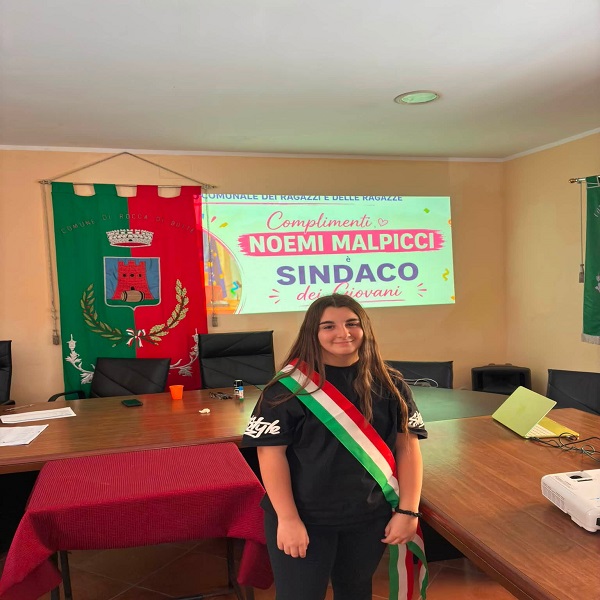 Rocca di Botte - Noemi Malpicci eletta Sindaco del consiglio dei Giovani