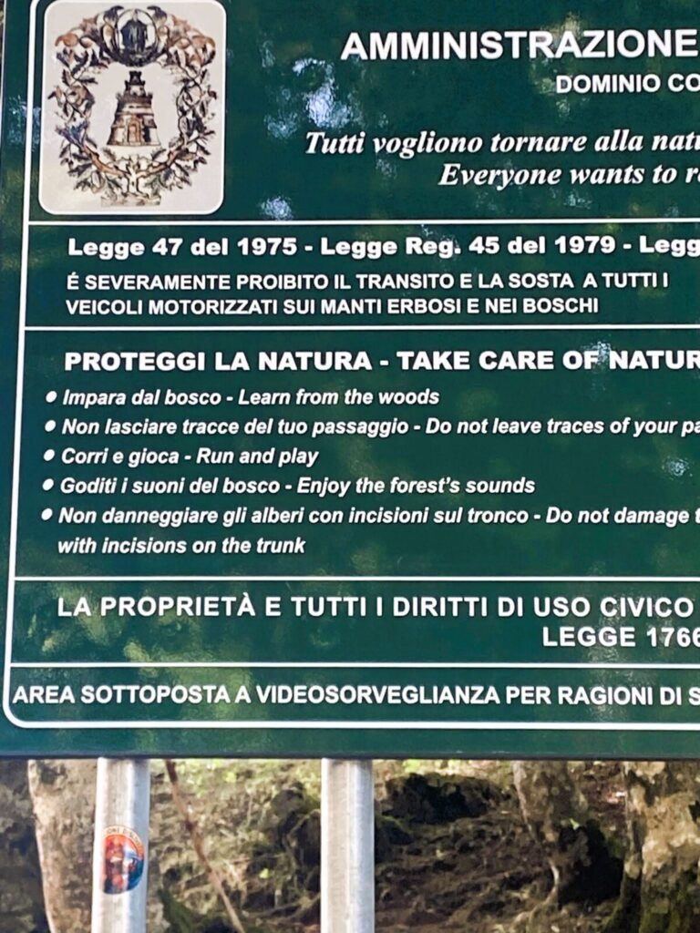 Sosta selvaggia e degrado a Marsia, esplode la rabbia dei residenti: "Siamo il Comune di Tagliacozzo solo quando vi fa comodo?" 48 Cartello di divieto a Marsia