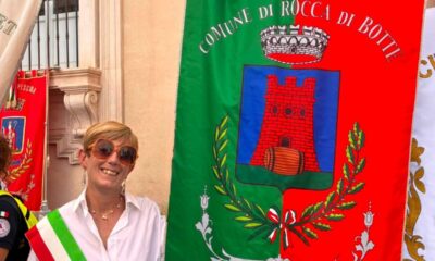 La Vicesindaca di Rocca di Botte Francesca Marzolini alla perdonanza celestiniana a L'Aquila