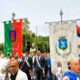 Gonfaloni dei comuni di Rocca di Botte e Trevi nel Lazio