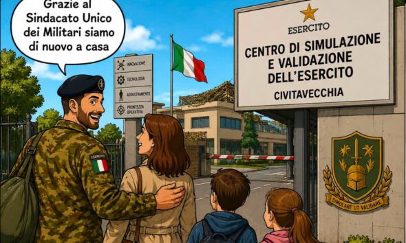 Il militare iscritto al Sum torna a casa