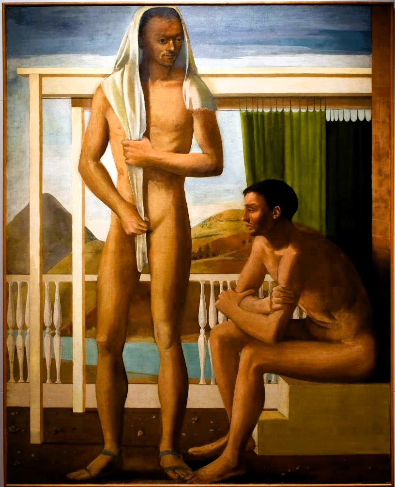 Franco Gentilini, Giovani in riva al mare, 1934 - Galleria dArte Moderna