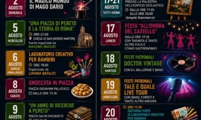 Locandina eventi Pereto