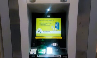 Il nuovo ATM Postamat installato da Poste Italiane ad Ascrea (RI)