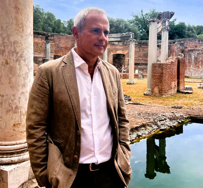 Alberto Samonà a Villa Adriana_Foto di Alberto Samonà