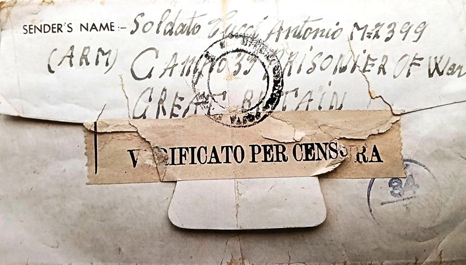 Come per incanto dal passato: riemerge la commovente lettera del prigioniero Antonio. "Cara Gina, sto bene" 46 lettera del prigioniero Antonio