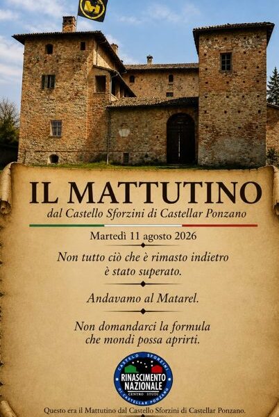 Il mattutino dell'11 agosto 2026