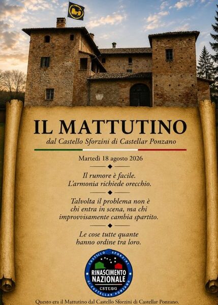 Il Mattutino del 18 agosto 2026