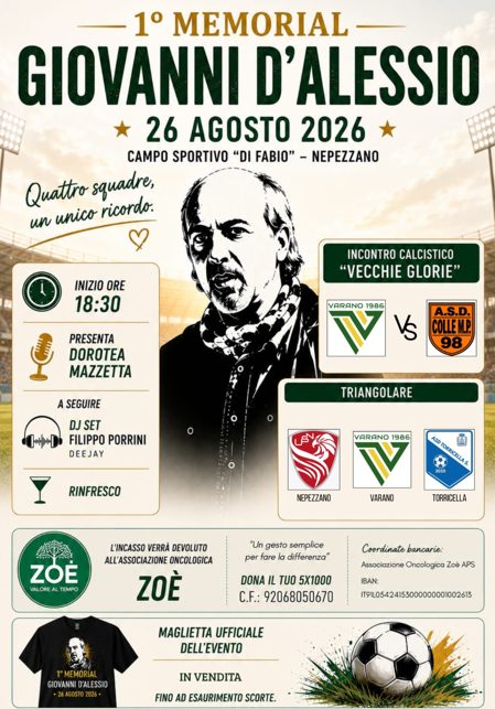 1° Memorial Giovanni D’Alessio