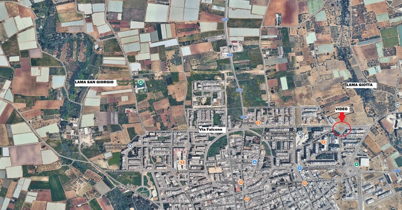 Località dove è avvenuto l'attacco del lupo