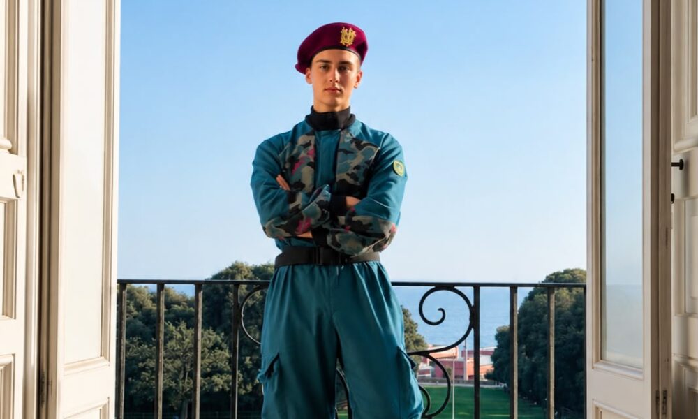 Luigi Zeno sul set Minerva