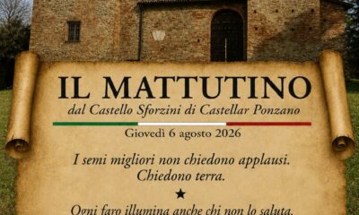 Il Mattutino di giovedì 6 Agosto