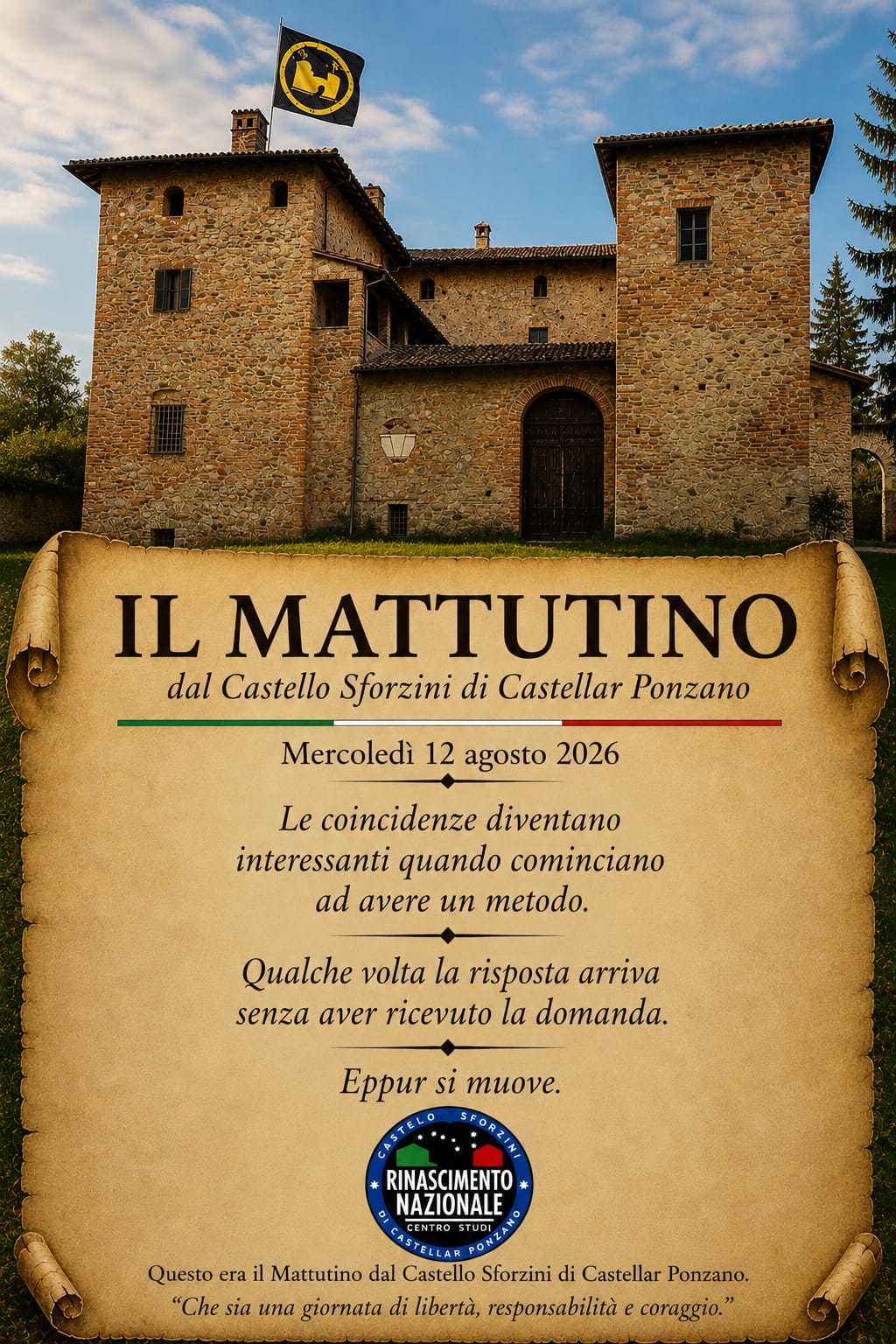 Il mattutino del 12 agosto 2026