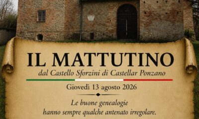 Il Mattutino del 13 agosto 2026