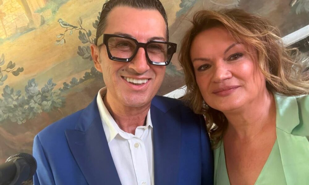 Massimo Zamponi e il Cav.Roberta Testaguzza