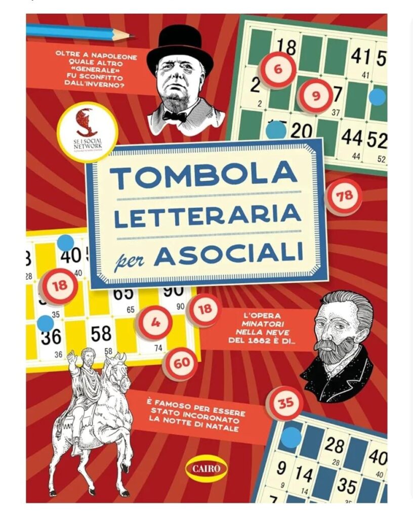 Quando il libro diventa un gioco: Alberto Raffaelli porta la letteratura fuori dalle pagine 48 Tombola letteraria per associati, libro