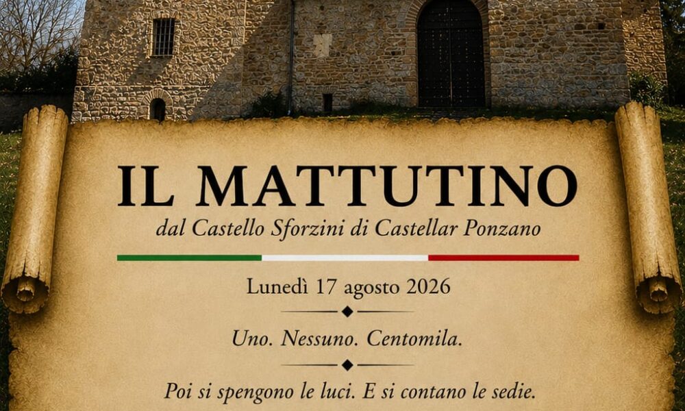 Il Mattutino del 17 agosto 2026