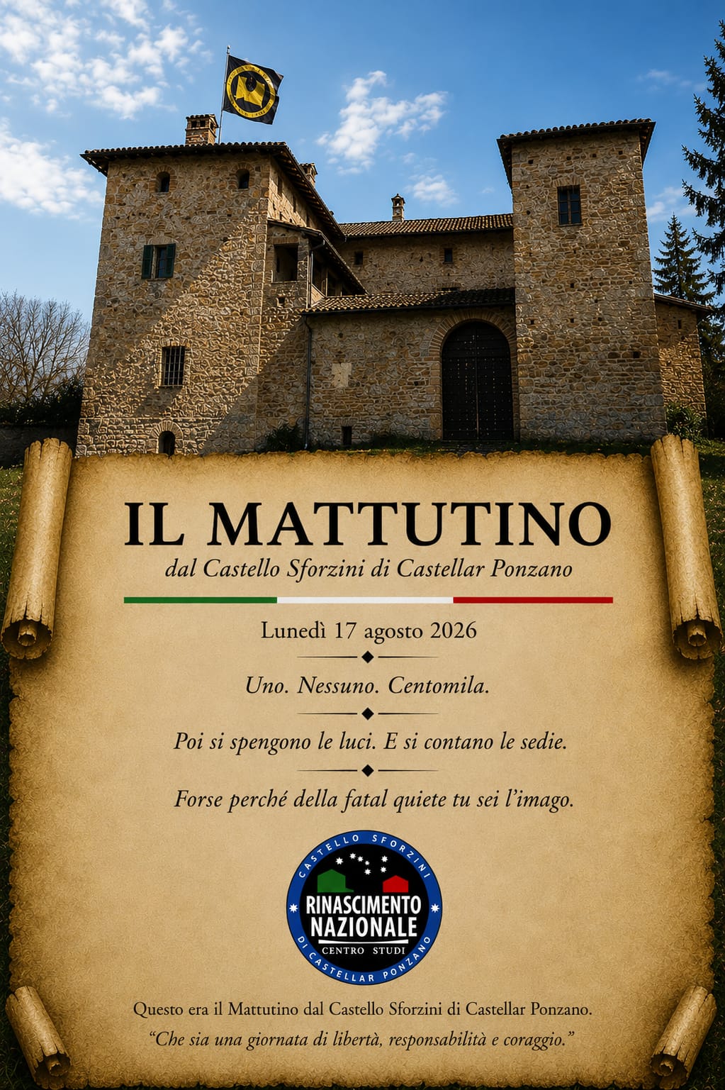 Il Mattutino del 17 agosto 2026