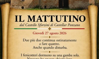 Il Mattutino del 27 agosto 2026