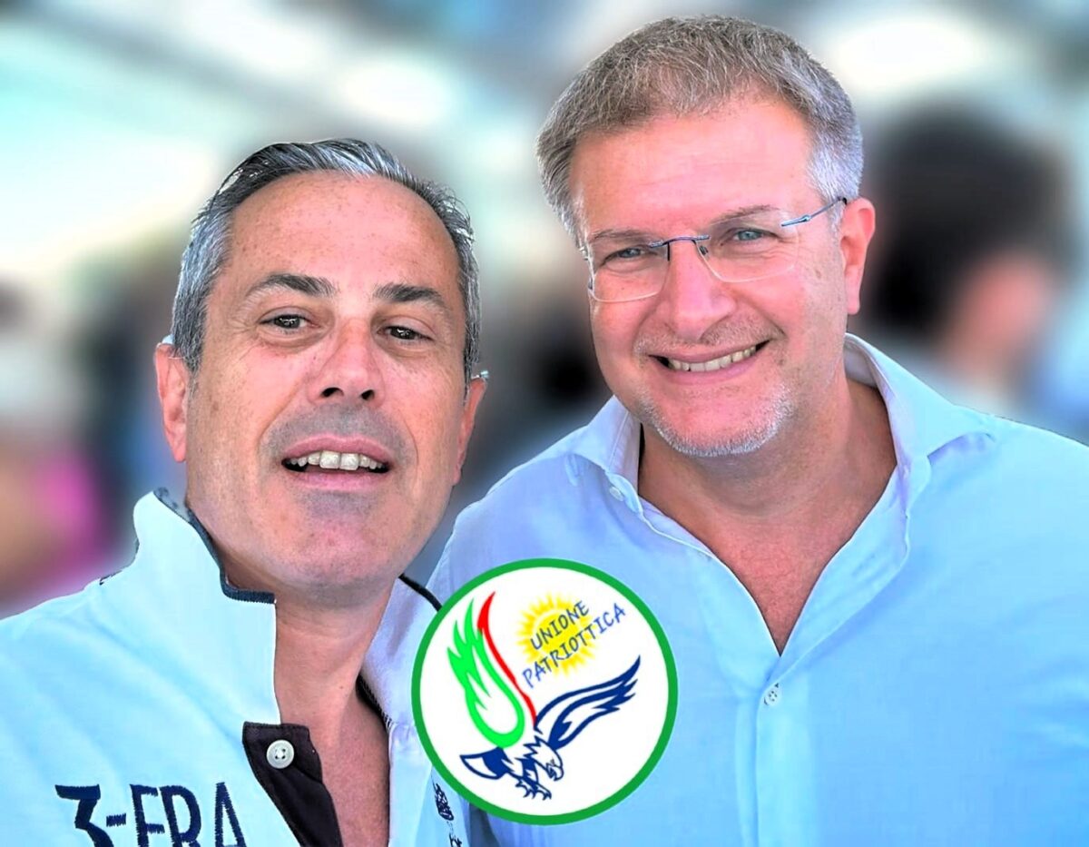Avvocato MAX FRANCIOLI, presidente circolo culturale Unione Patriottica 186, nella foto con l'onorevole Carlo Fidanza (capo delegazione di FDI al Parlamento Europeo)