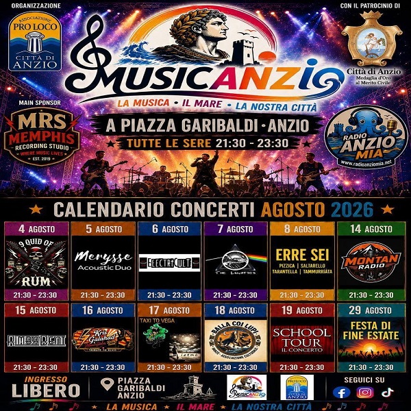 Locandina evento Anzio