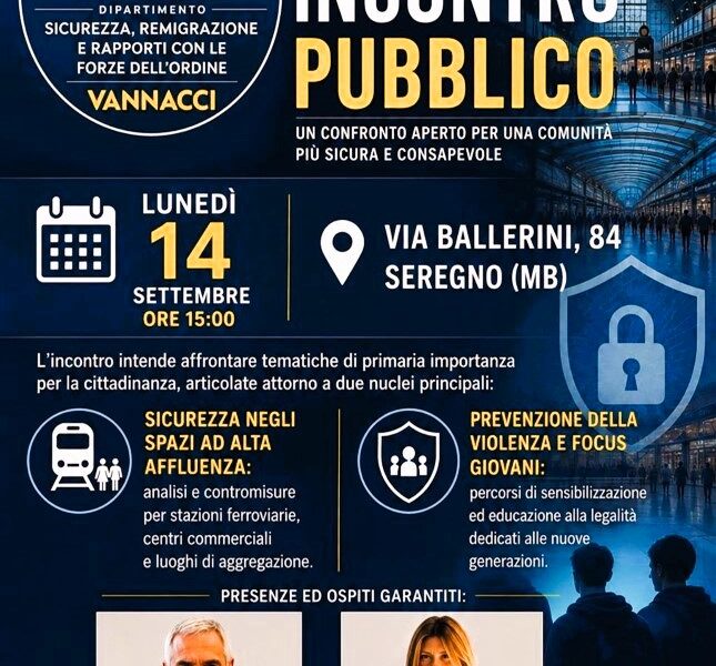 Locandina evento Seregno
