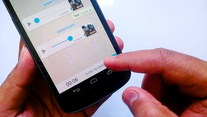 Messaggio vocale whatsapp