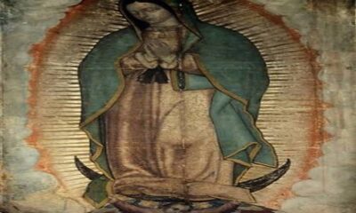 Colombia - l'immagine della Vergine della Madonna di Guadalupe intatta dopo il teremoto