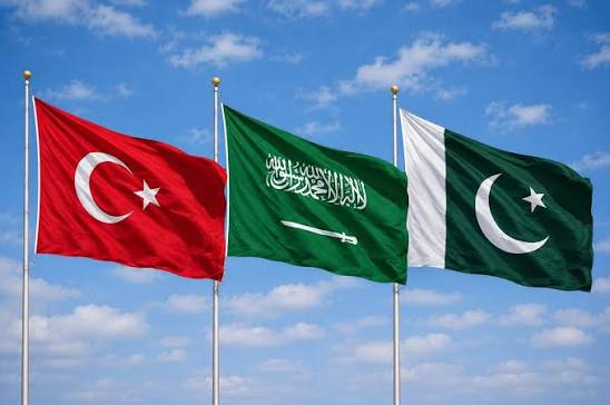 Bandiere della Turchia, Arabia Saudita, Pakistan