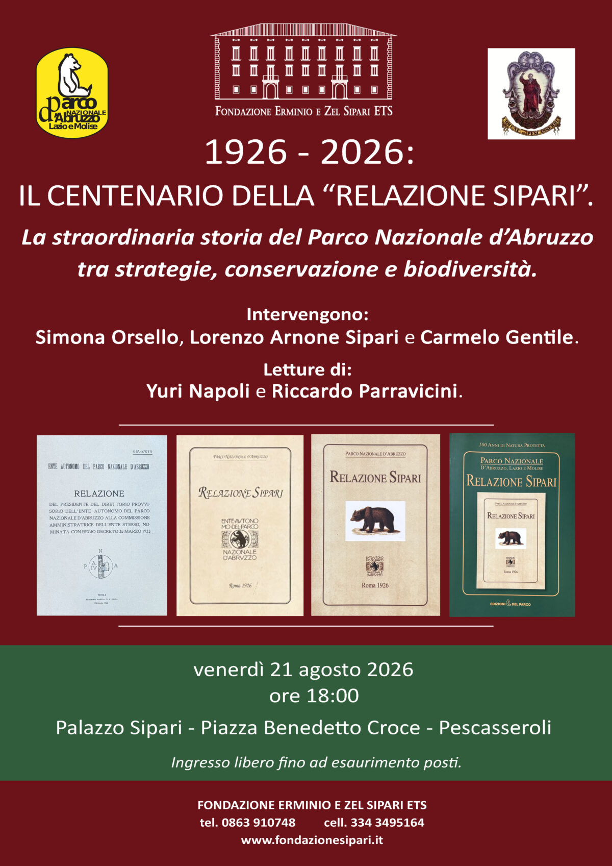 Locandina Evento Pescasseroli