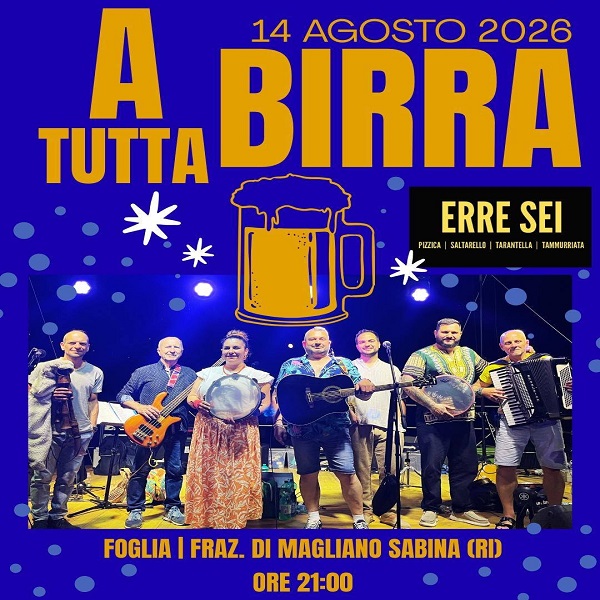 Locandina evento Magliano Sabina
