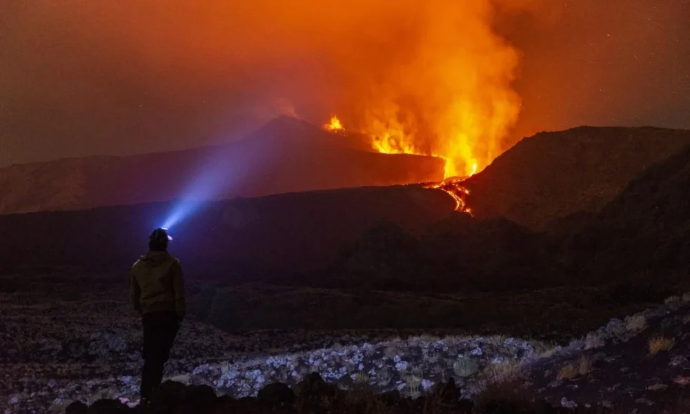 Eruzione vulcano Etna