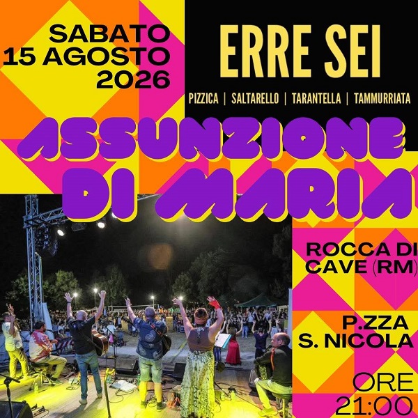 Locandina evento Rocca di Cave