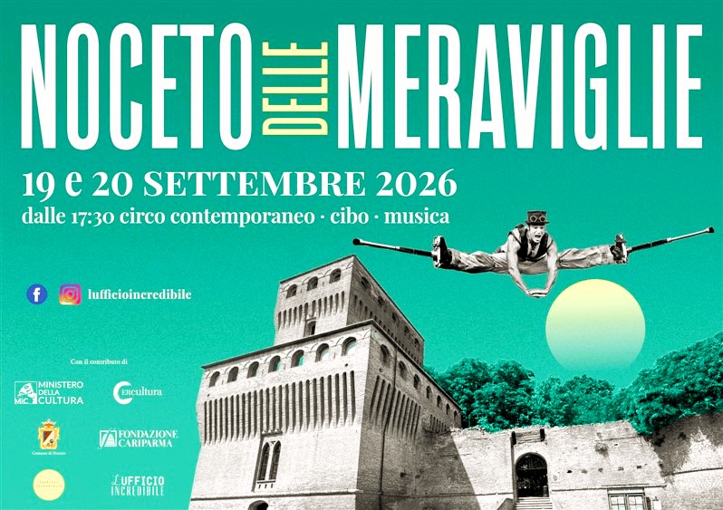 La magia del Circo Contemporaneo invade Noceto: arriva il "Festival Incredibile" tra acrobati, clownerie e creature fantastiche! 46 Locandina evento Noceto