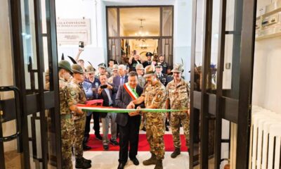 TAGLIO DEL NASTRO L'AQUILA NUOVE SALE MUSEALI