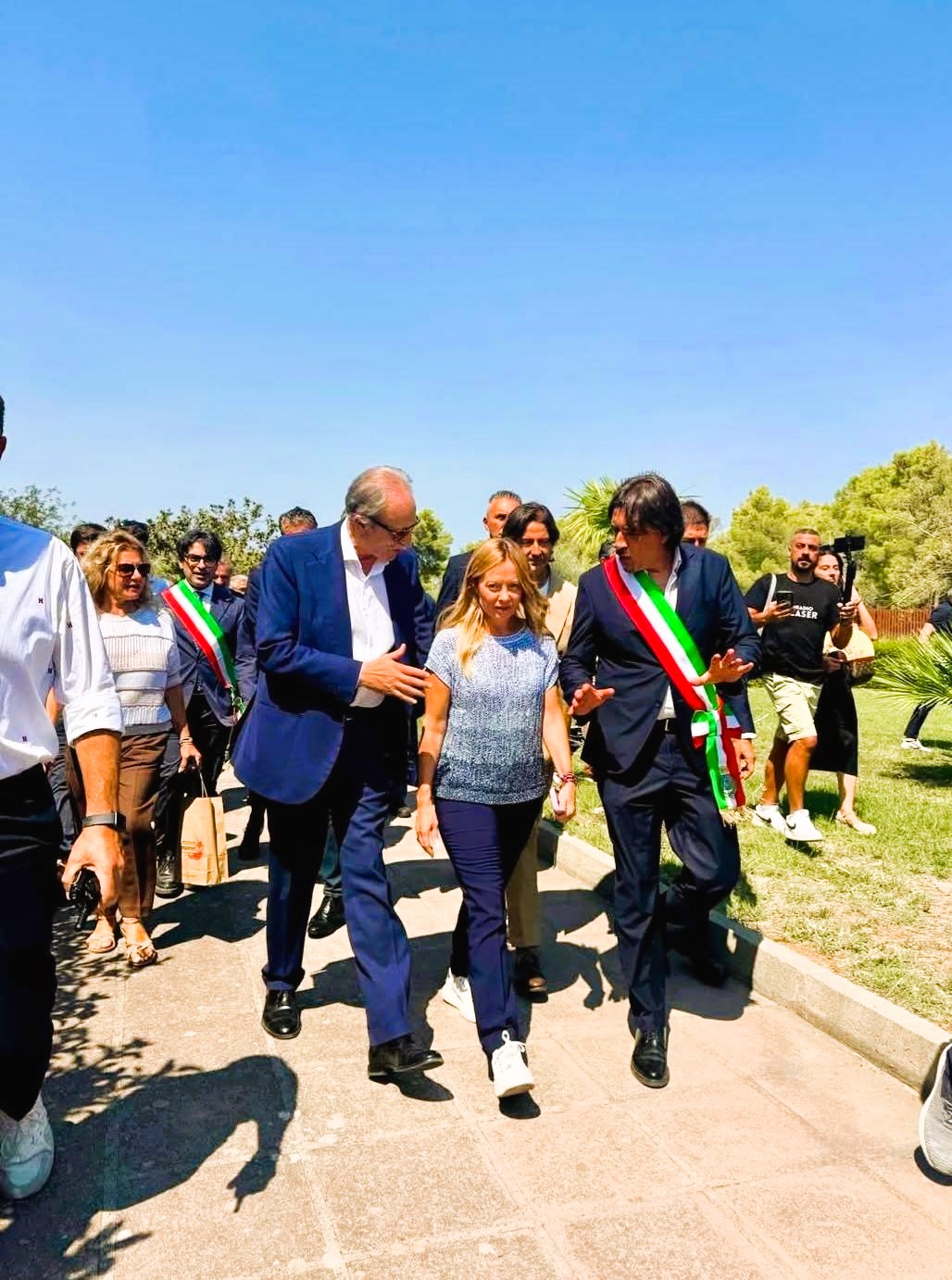 Giorgia Meloni a Policoro