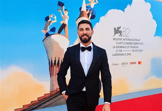 Il Dott. Claudio Belardo sul Red Carpet della Mostra Internazionale d'Arte Cinematografica di Venezia (Foto d’archivio 2025)