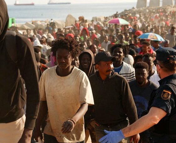 Ceuta, migranti