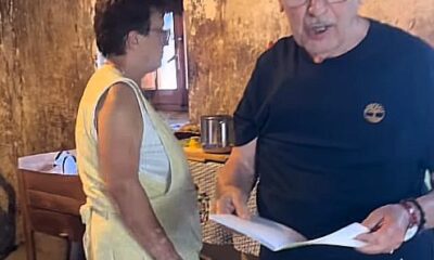 Nando Petrucci legge una poesia da lui composta e dedicata nostre fornarine