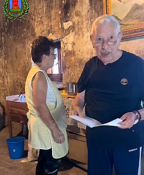 Nando Petrucci legge una poesia da lui composta e dedicata nostre fornarine