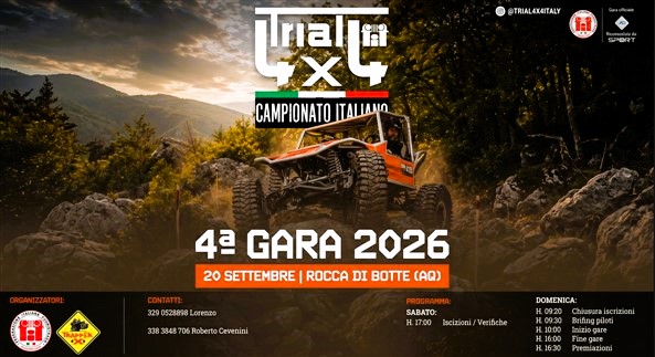 4ª tappa del Trial 4x4 Italiano