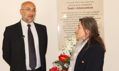 L'intervista al Presidente della provincia di Cosenza Biagio Faragalli: "Il nuovo teatro esalta la cultura arbëreshë e unisce la provincia" 65 DR.BIAGIO ANTONIIO FARAGALLI