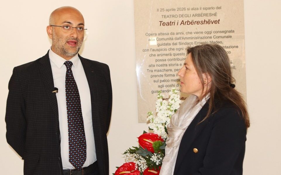 L'intervista al Presidente della provincia di Cosenza Biagio Faragalli: "Il nuovo teatro esalta la cultura arbëreshë e unisce la provincia" 64 DR.BIAGIO ANTONIIO FARAGALLI