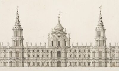 Gaetano Chiaveri (Roma 1689–1770 Foligno), Progetto ideale di un castello per la Sassonia, probabilmente 1736/37 © Landesamt für Denkmalpflege Sachsen, il fotografo Sven Pank (Ente regionale per la tutela dei beni culturali della Sassonia)