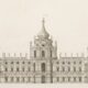 Gaetano Chiaveri (Roma 1689–1770 Foligno), Progetto ideale di un castello per la Sassonia, probabilmente 1736/37 © Landesamt für Denkmalpflege Sachsen, il fotografo Sven Pank (Ente regionale per la tutela dei beni culturali della Sassonia)