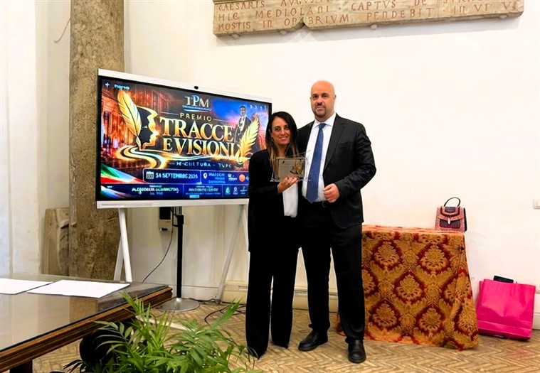La premiata giornalista Ilaria Solazzo