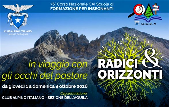 Locandina evento Cai L'Aquila