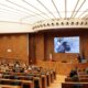 L’Aula dei Gruppi parlamentari della Camera dei deputati gremita per Alberto Sordi Secret