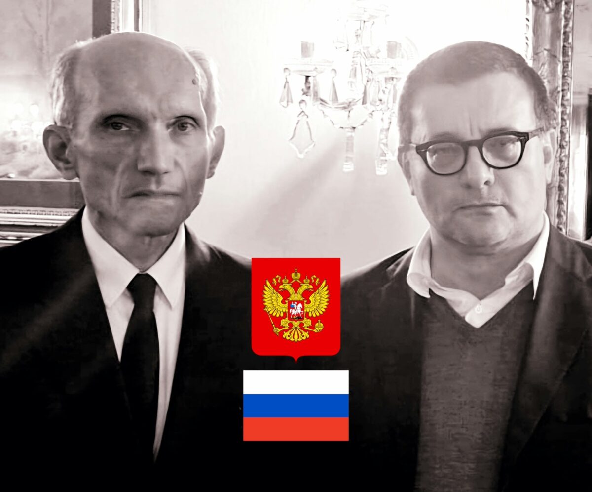"Roberto Jonghi Lavarini, storico esponente della Destra milanese, in un'immagine simbolica che ribadisce i forti legami ideologici e geopolitici con la Federazione Russa."