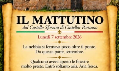 Il Mattutino del 7 settembre 2026